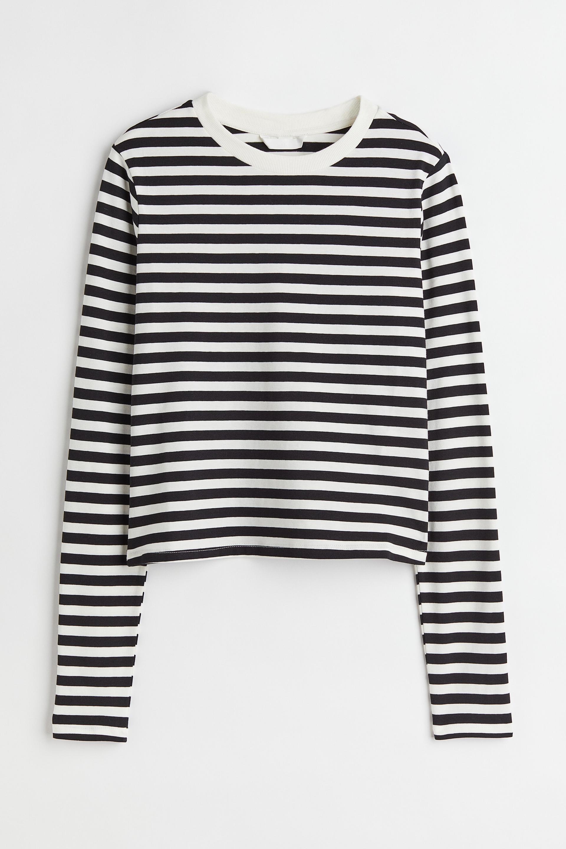 long-sleeved cotton top