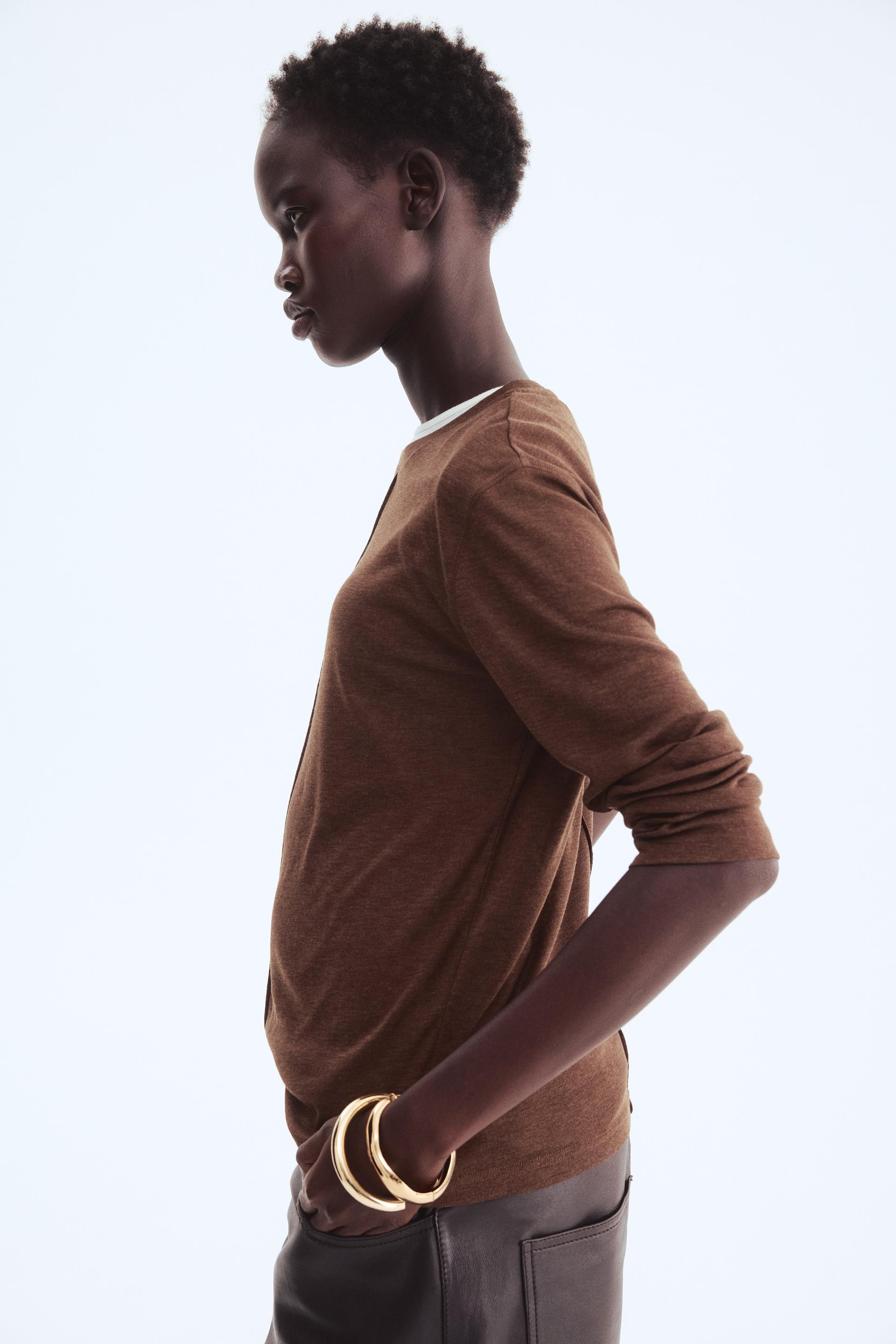 long-sleeved top
