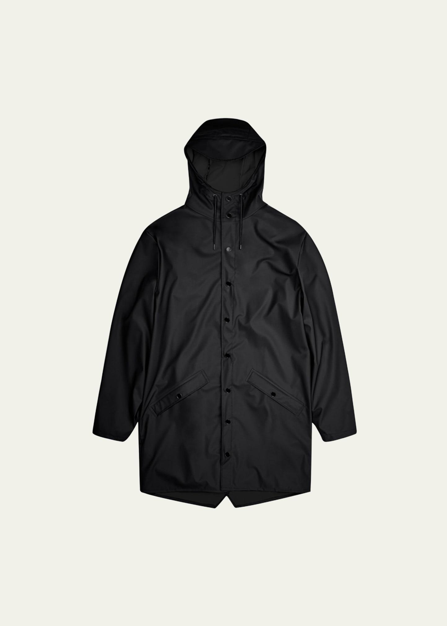 long snap-front jacket