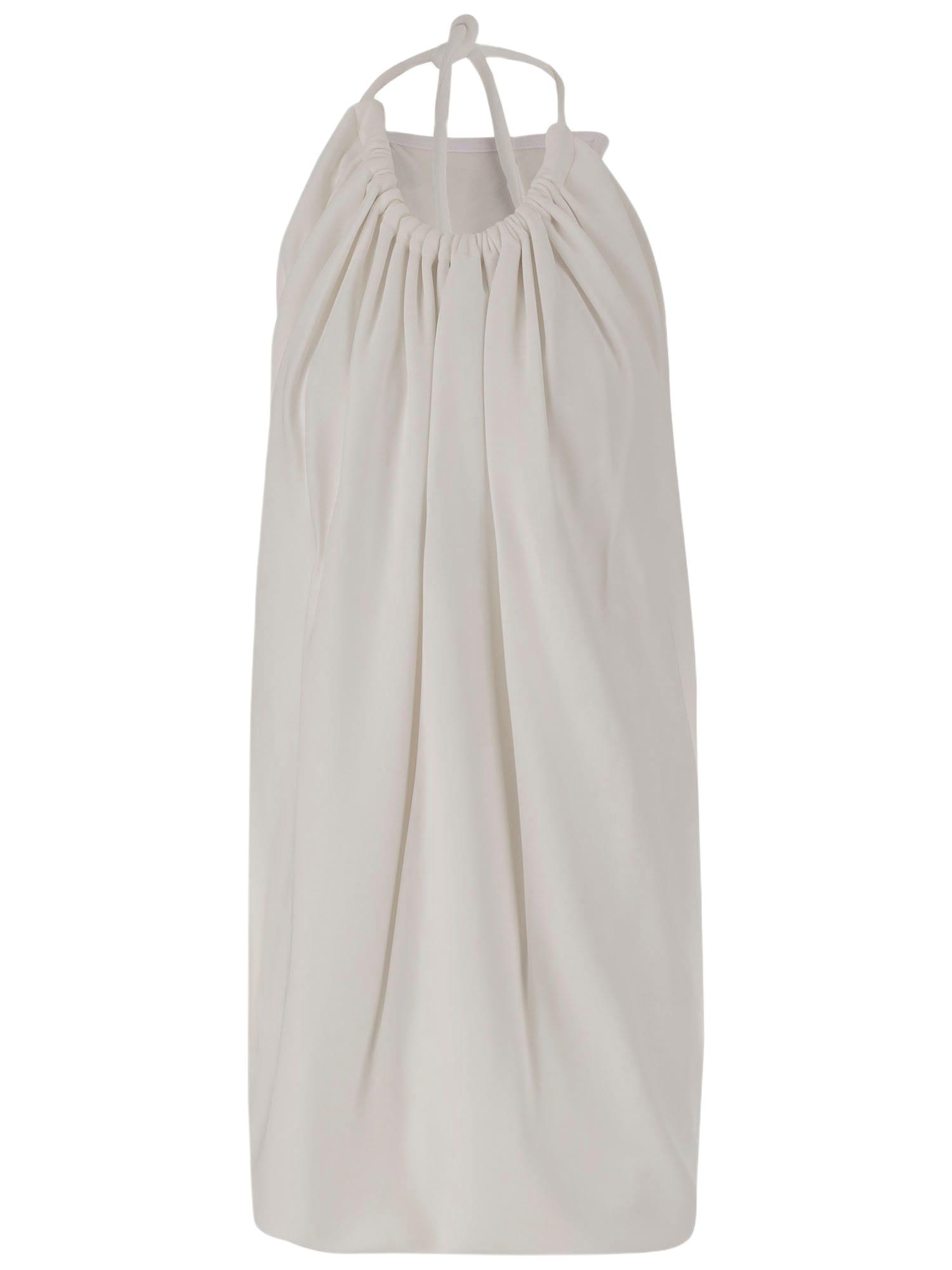 long viscose mini dress