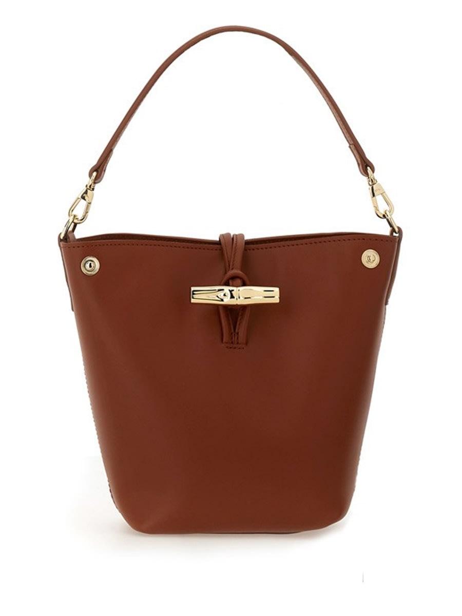 longchamp le roseau bucket bag
