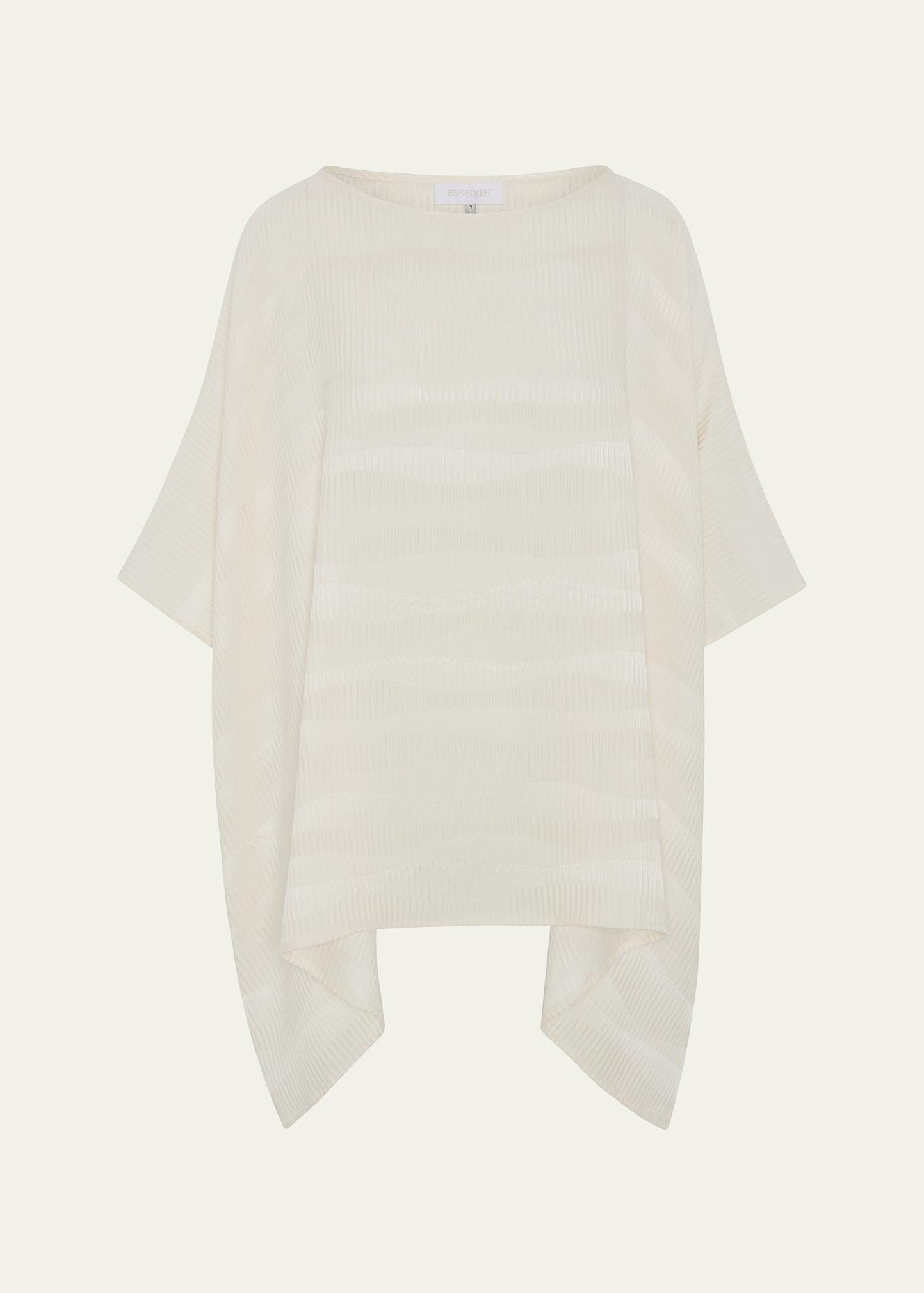 longer-back scoop-neck kaftan (mid plus length)