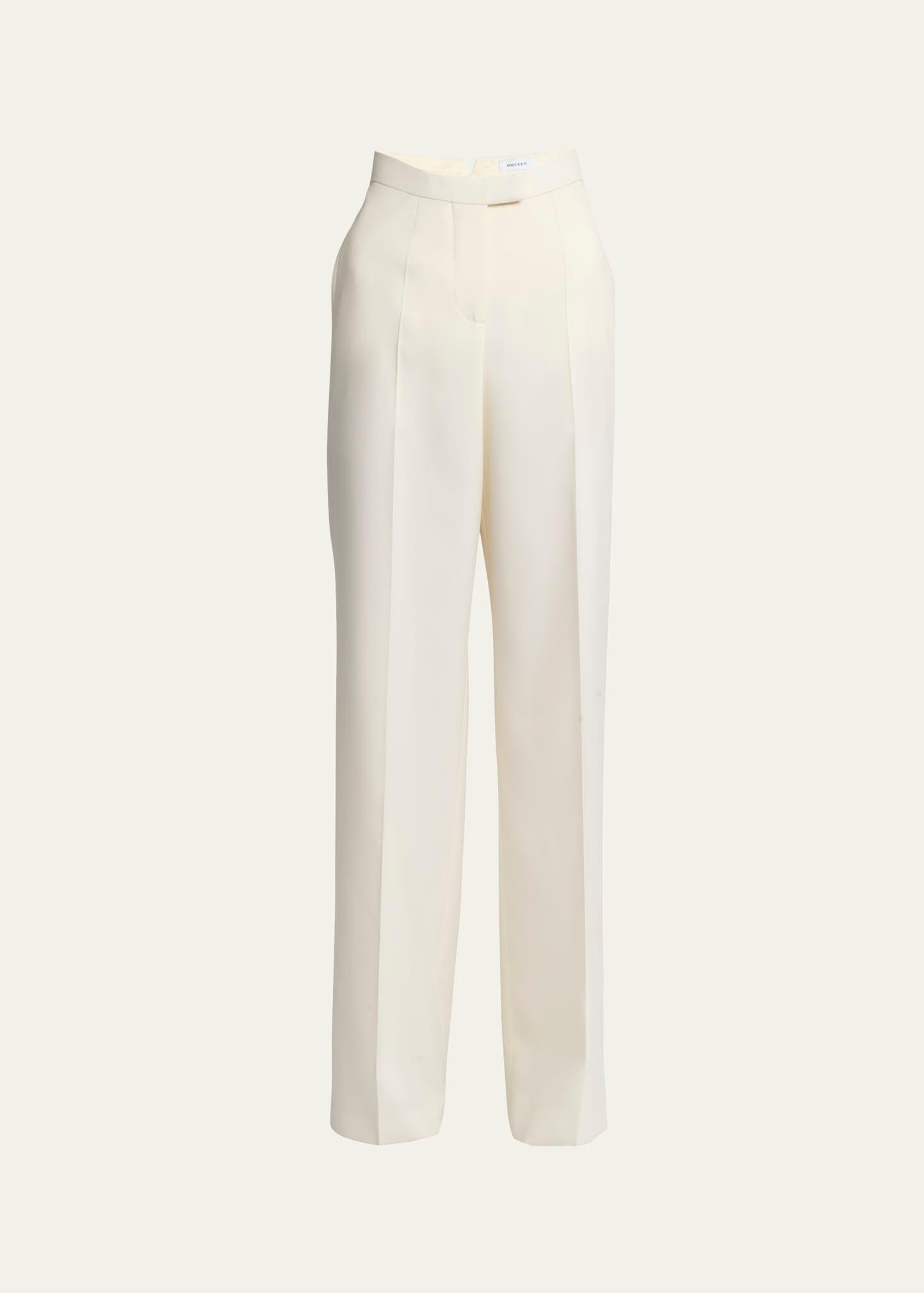 loose straight-leg trousers