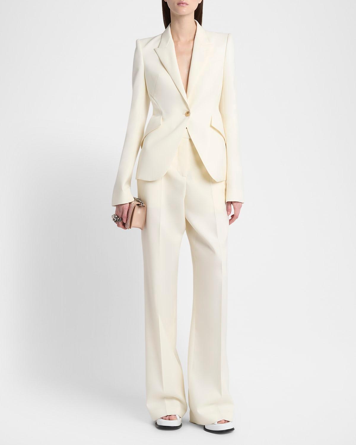 loose straight-leg trousers