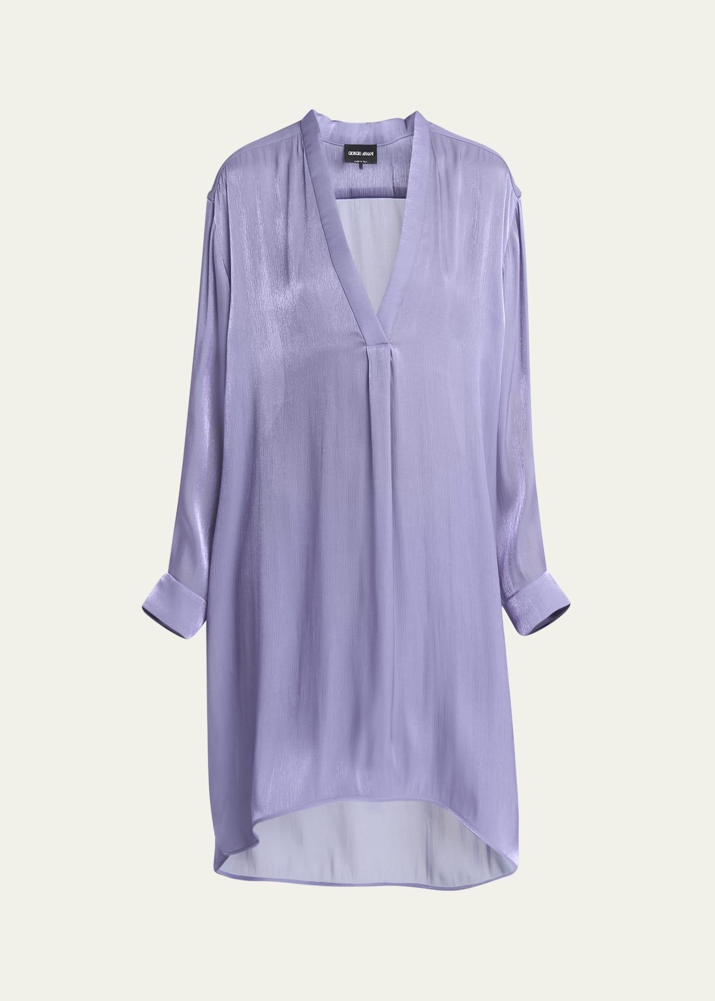 loose v-neck blouse