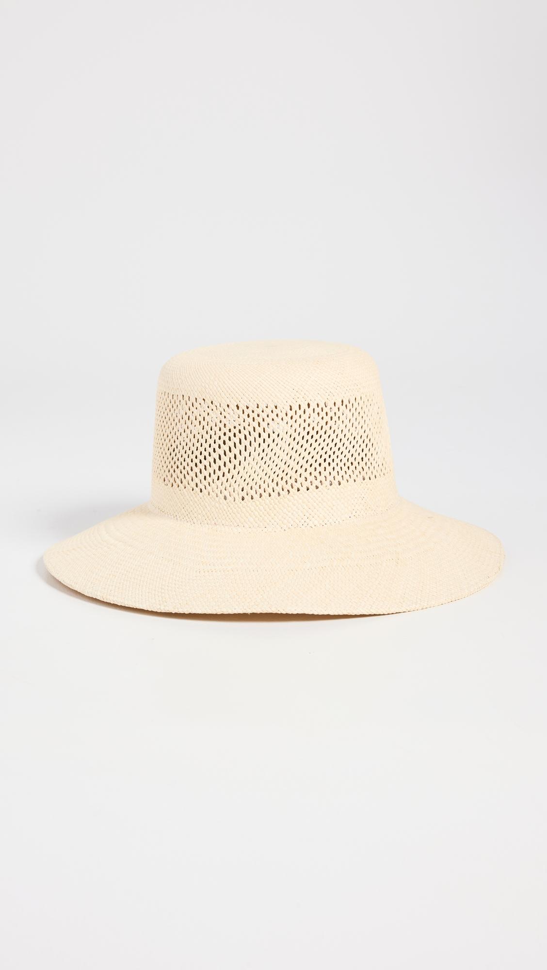 lopez panama straw bucket hat