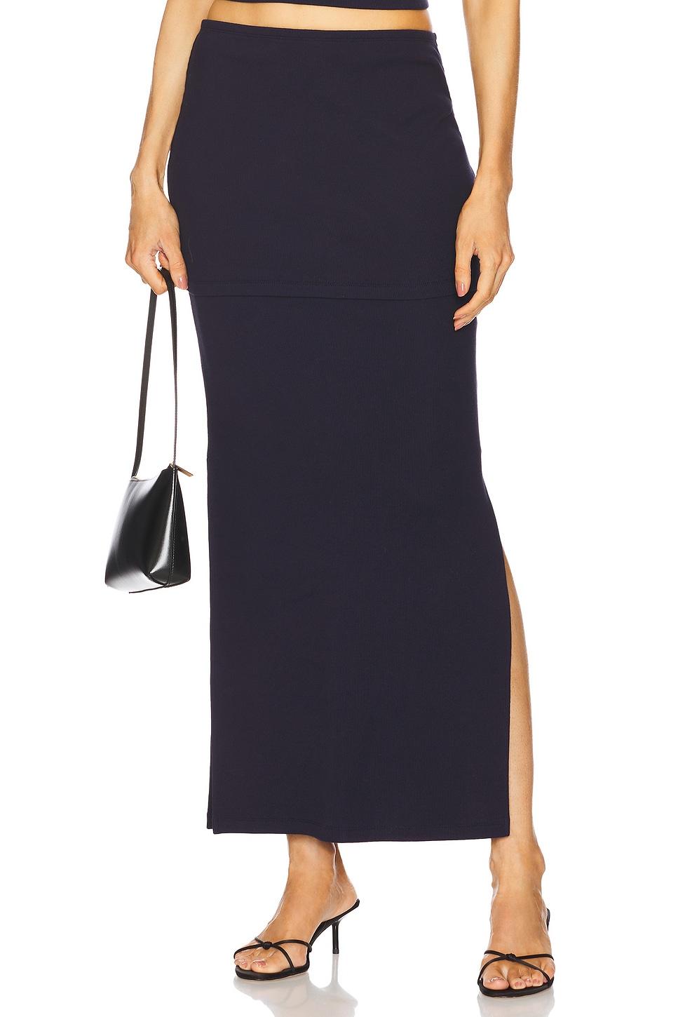 lora ribbed skirt