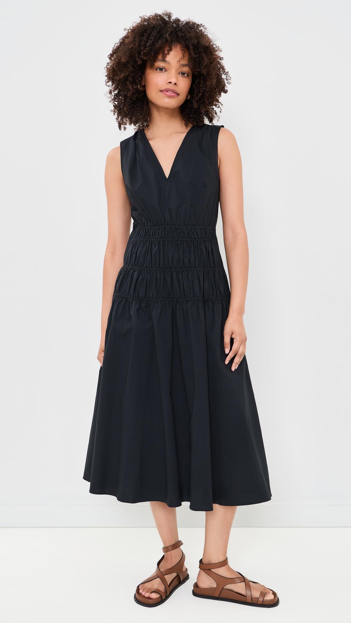 loren dress in poplin