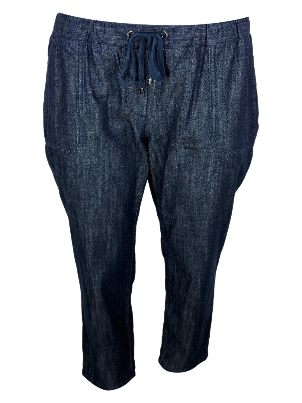 lorena antoniazzi trousers blue 79co 21pl - women