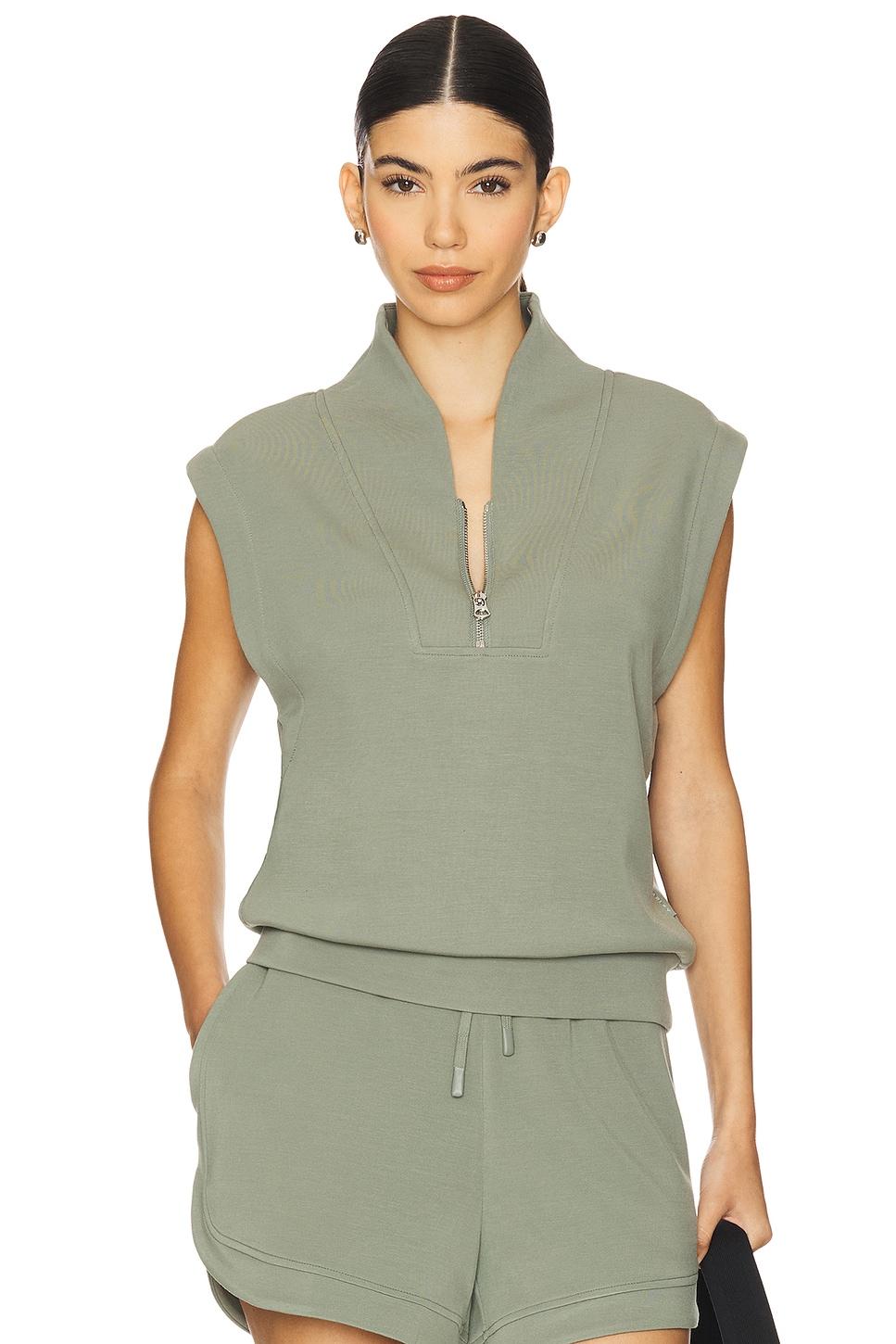 loretta half zip sweatshirt