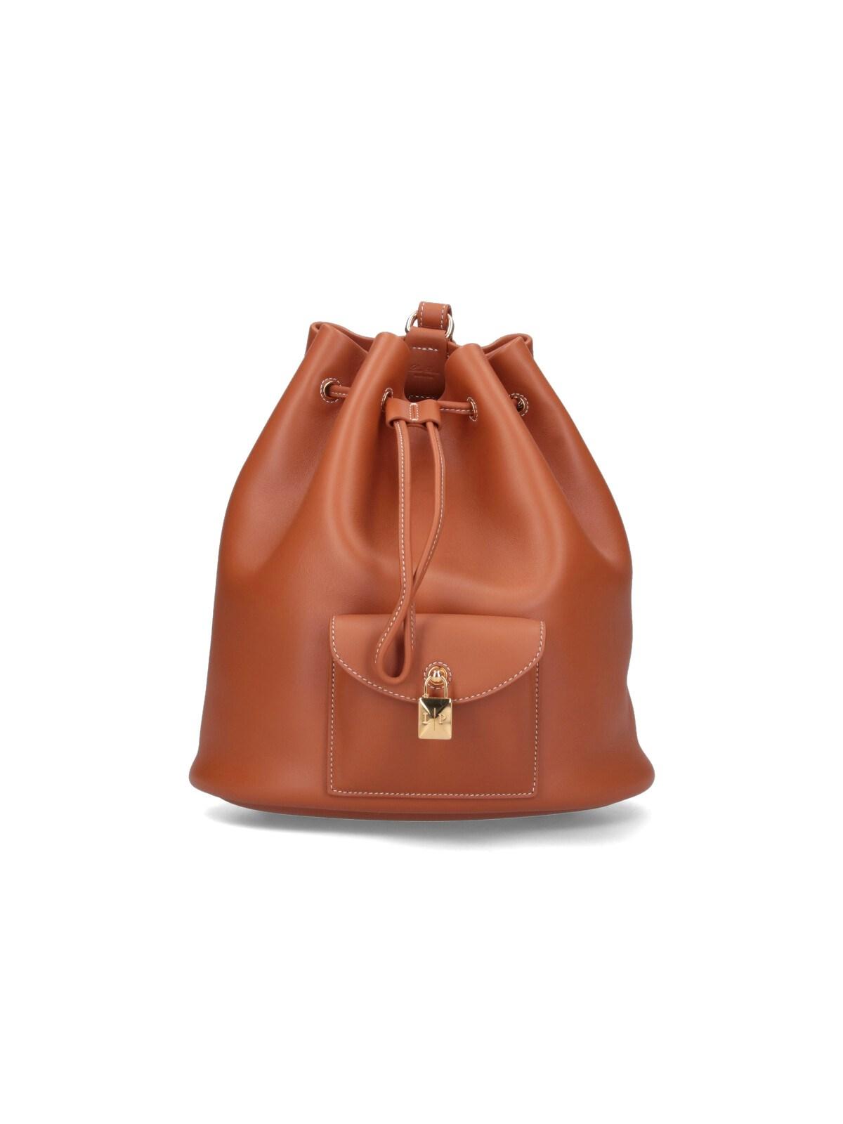 loro piana 'extra drawstring' backpack