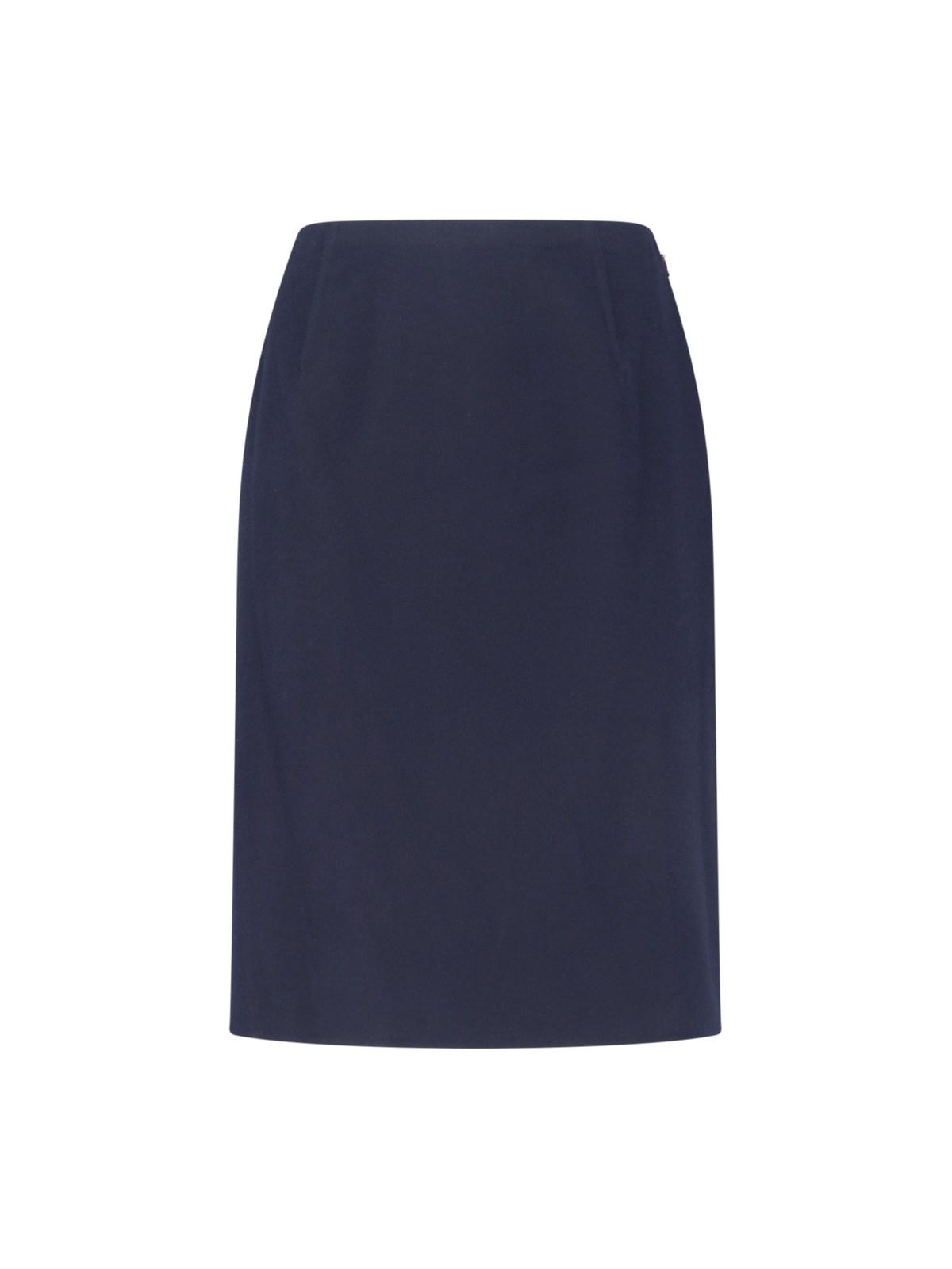 loro piana 'vivian' cashmere midi skirt