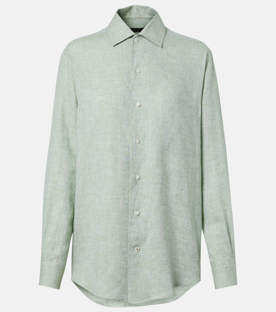 loro piana andré linen shirt