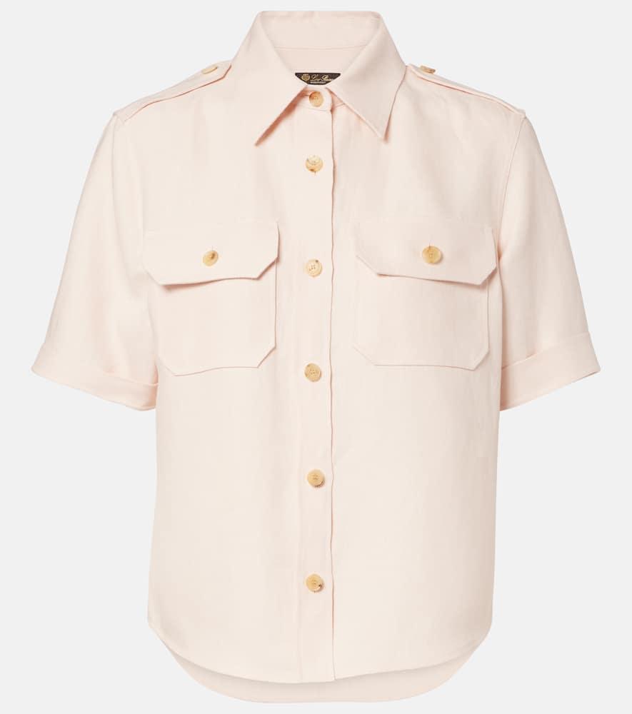 loro piana annalisa linen shirt