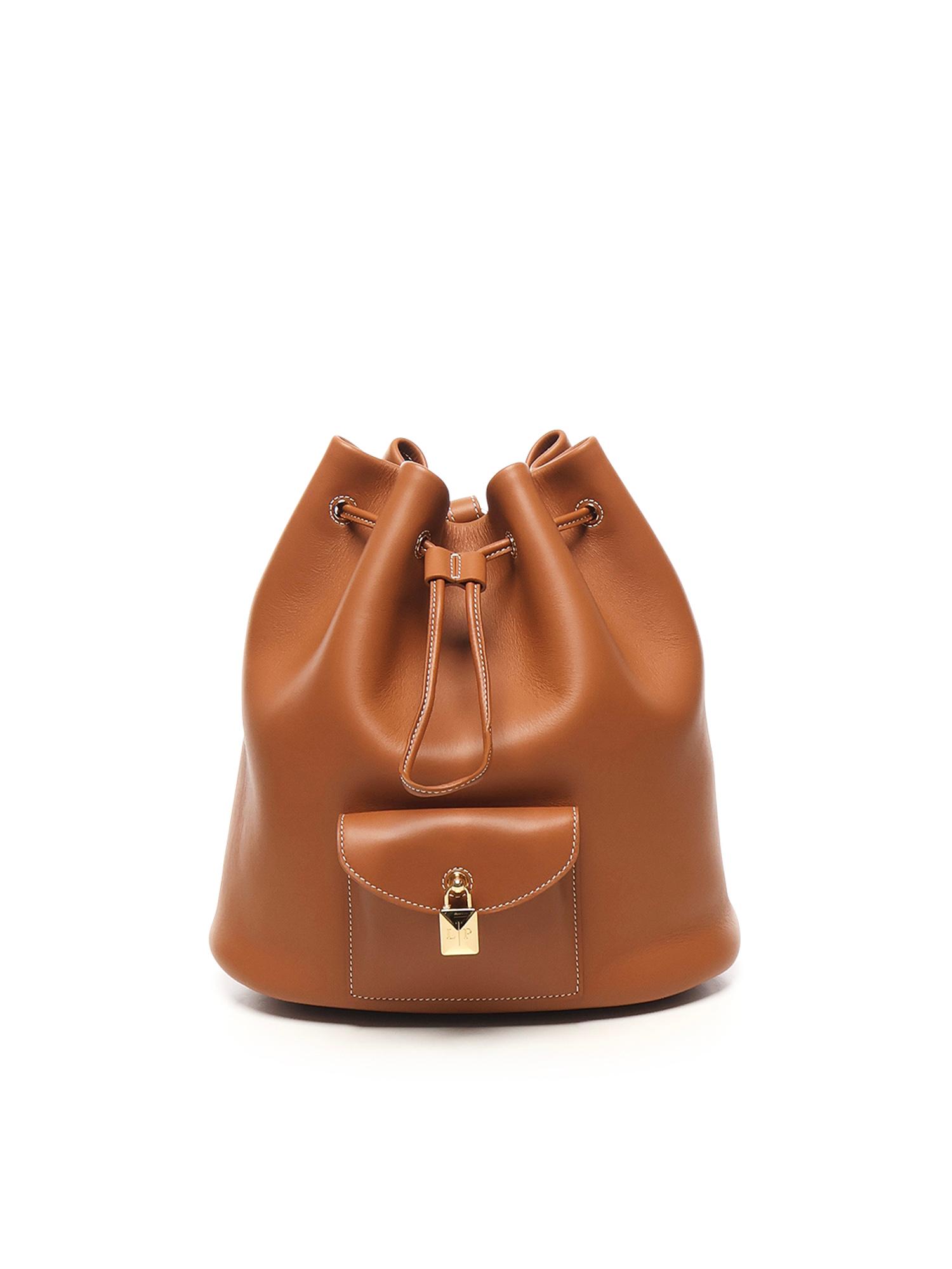 loro piana bags warm tan/sun gold dyed calf skin - women