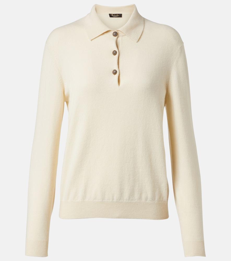 loro piana cashmere polo sweater