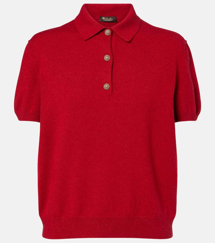 loro piana classic cashmere polo shirt