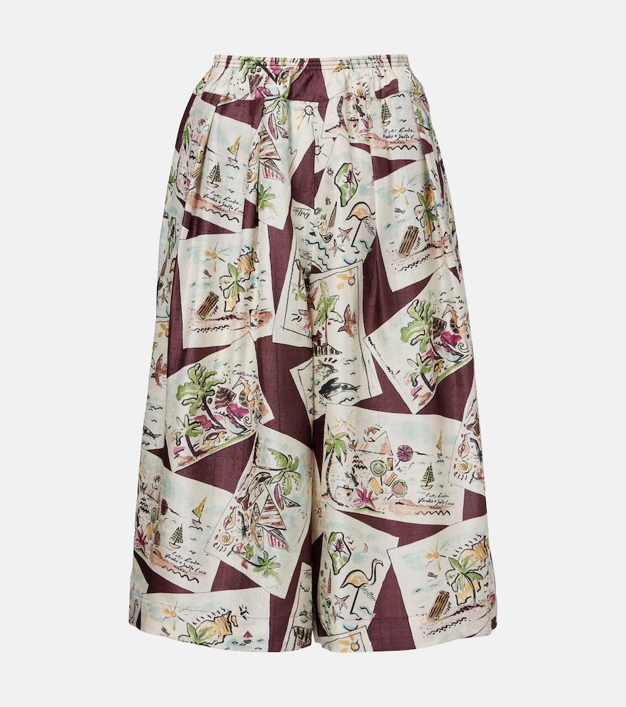 loro piana emon silk bermuda shorts