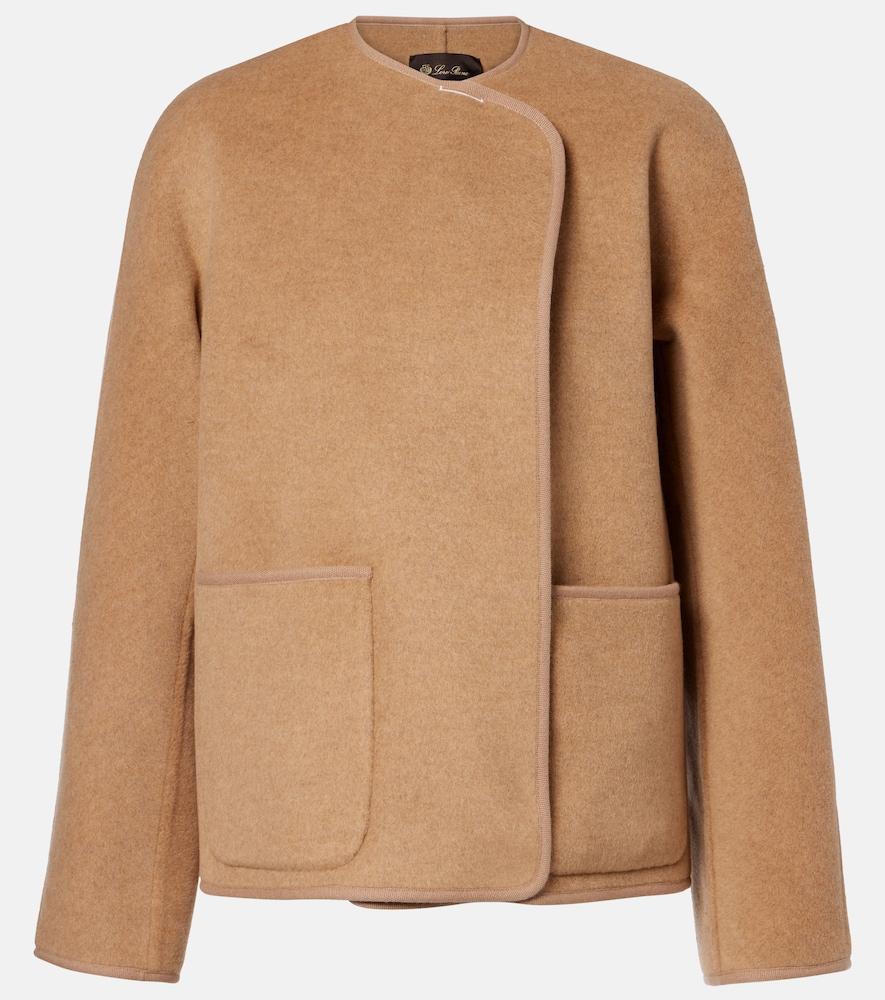 loro piana glenn wool and cashmere jacket