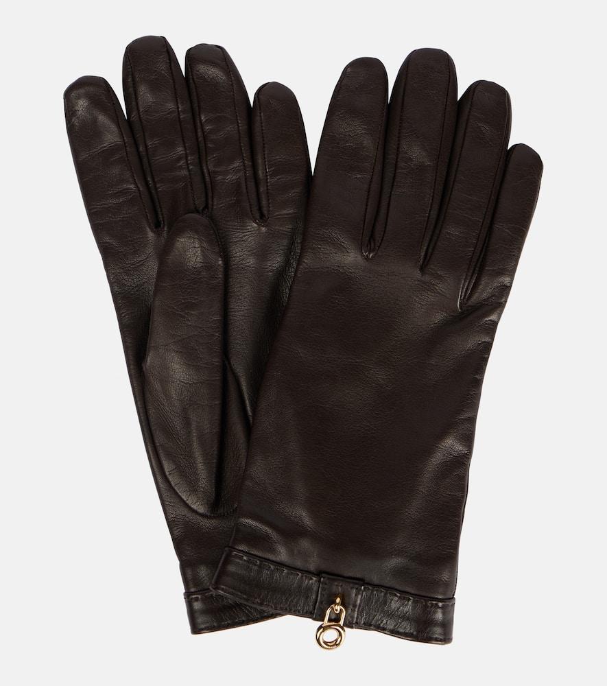 loro piana nora leather gloves