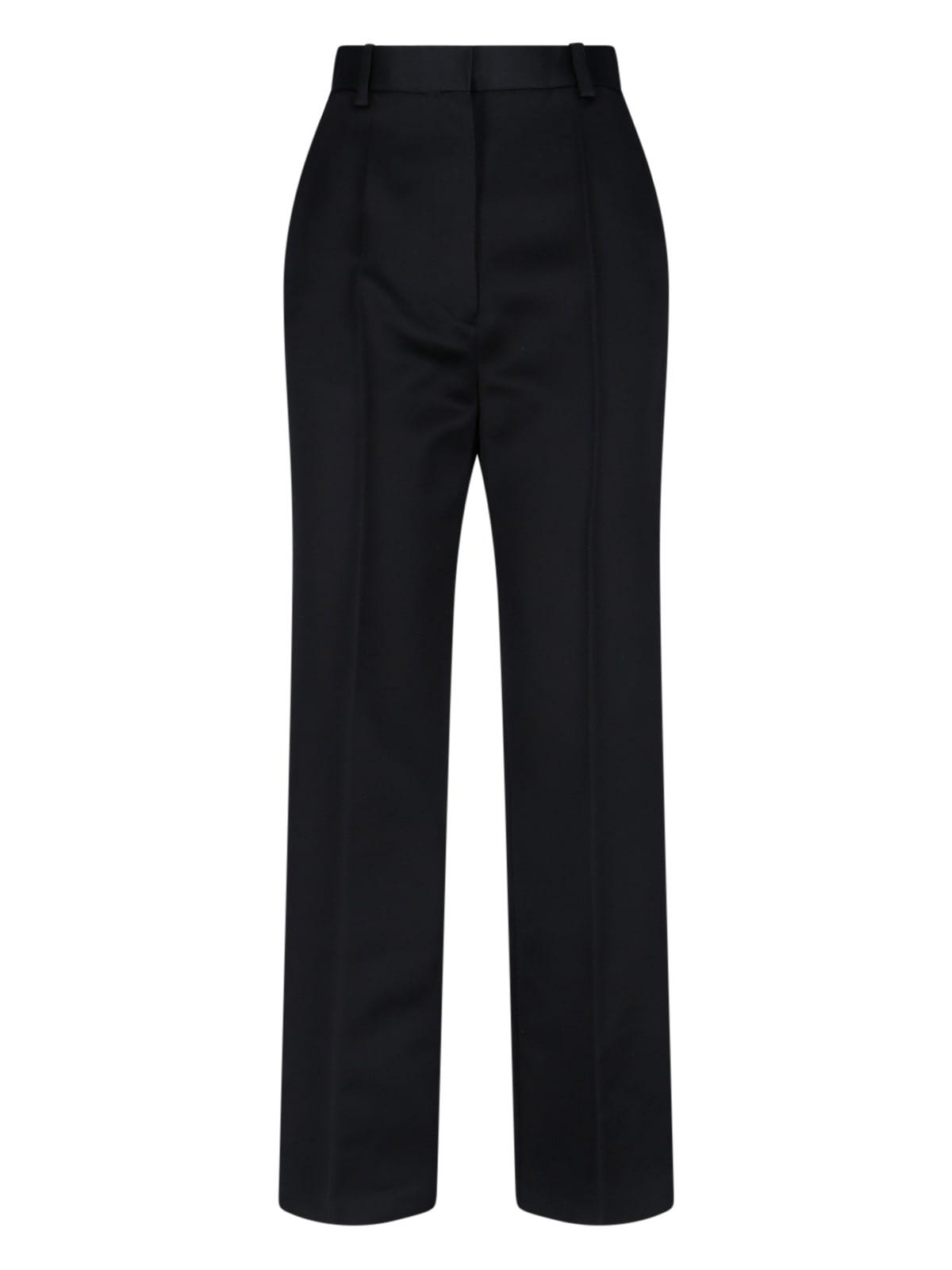 loro piana straight silk pants