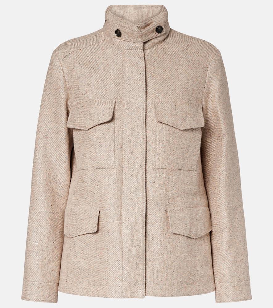 loro piana traveller mini linen and cotton jacket