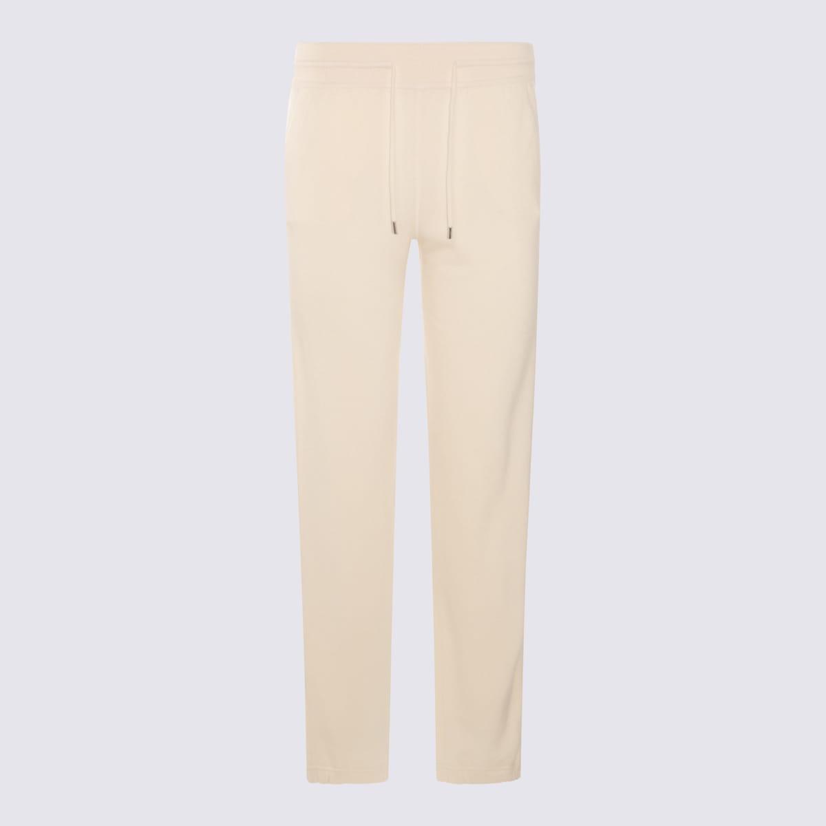 loro piana white wool pants