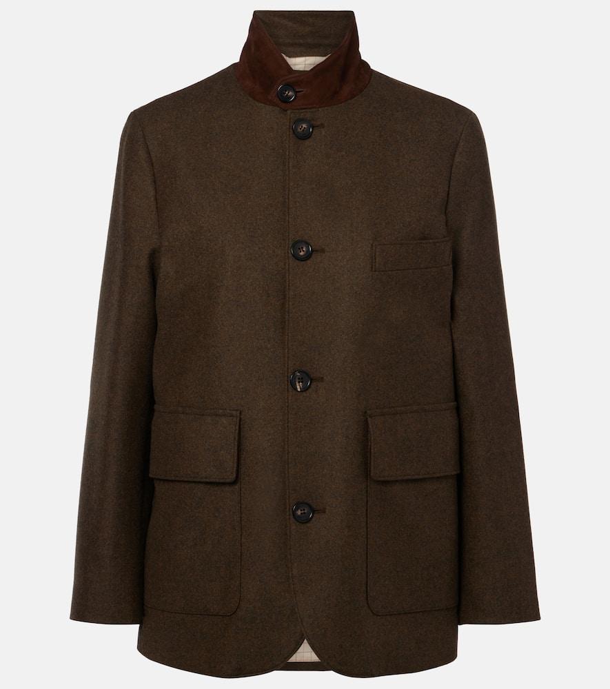 loro piana wool and cashmere jacket