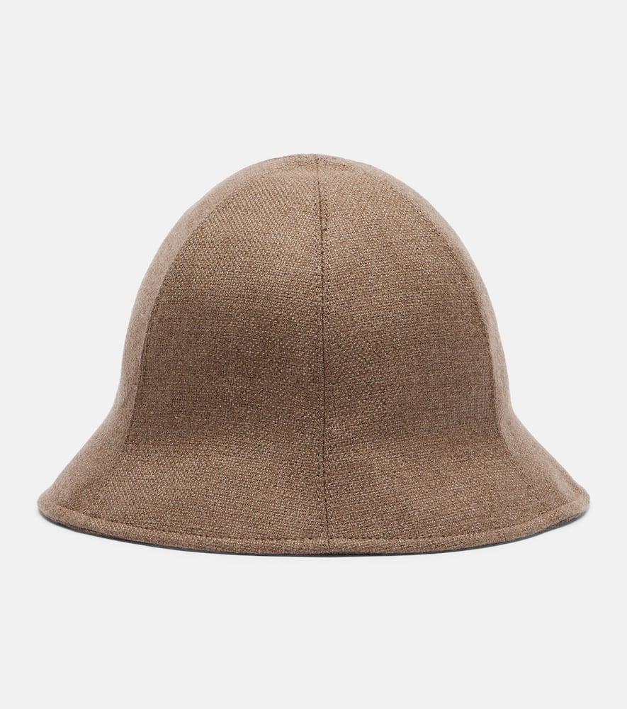 loro piana zaltana cashmere and silk hat