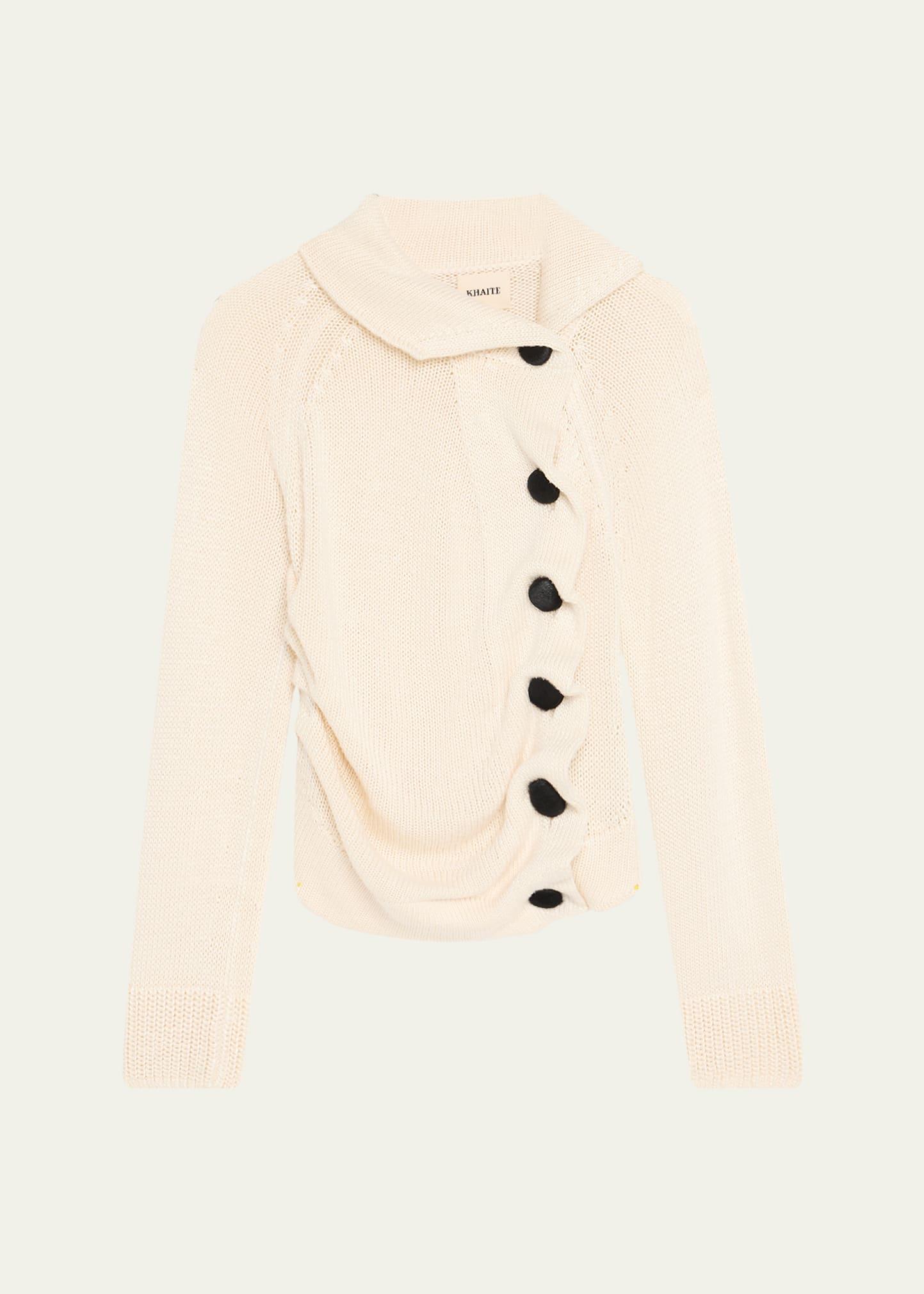 lorrai silk knit cardigan