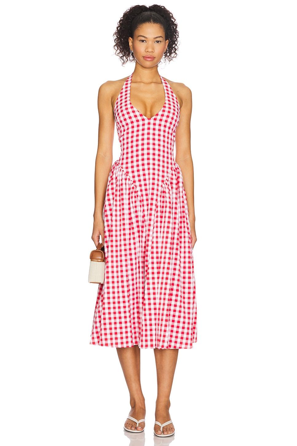 lottie halter maxi dress