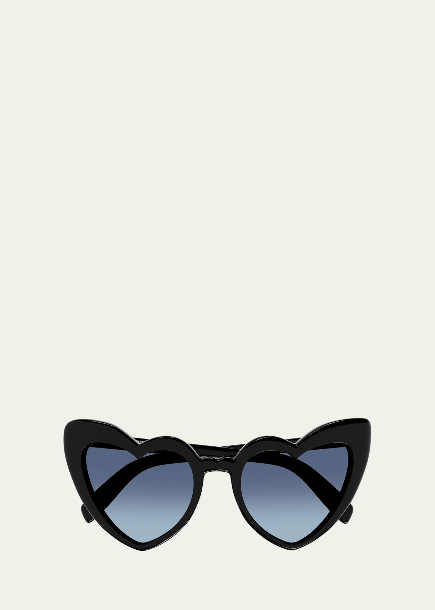 lou lou oversized heart sunglasses