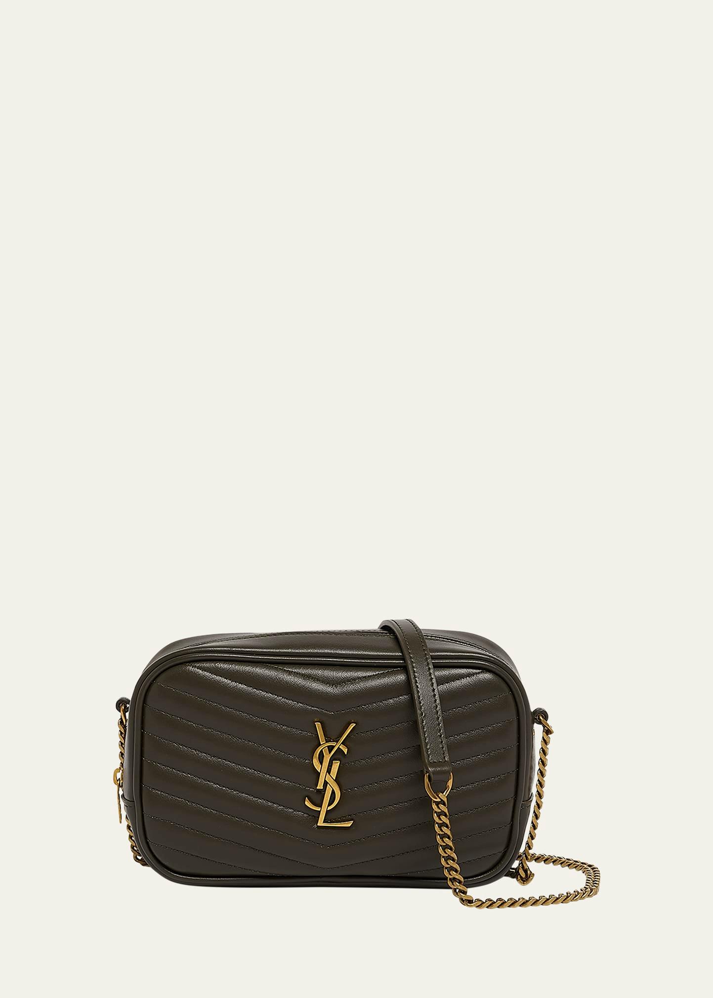lou mini ysl camera bag in smooth quilted leather