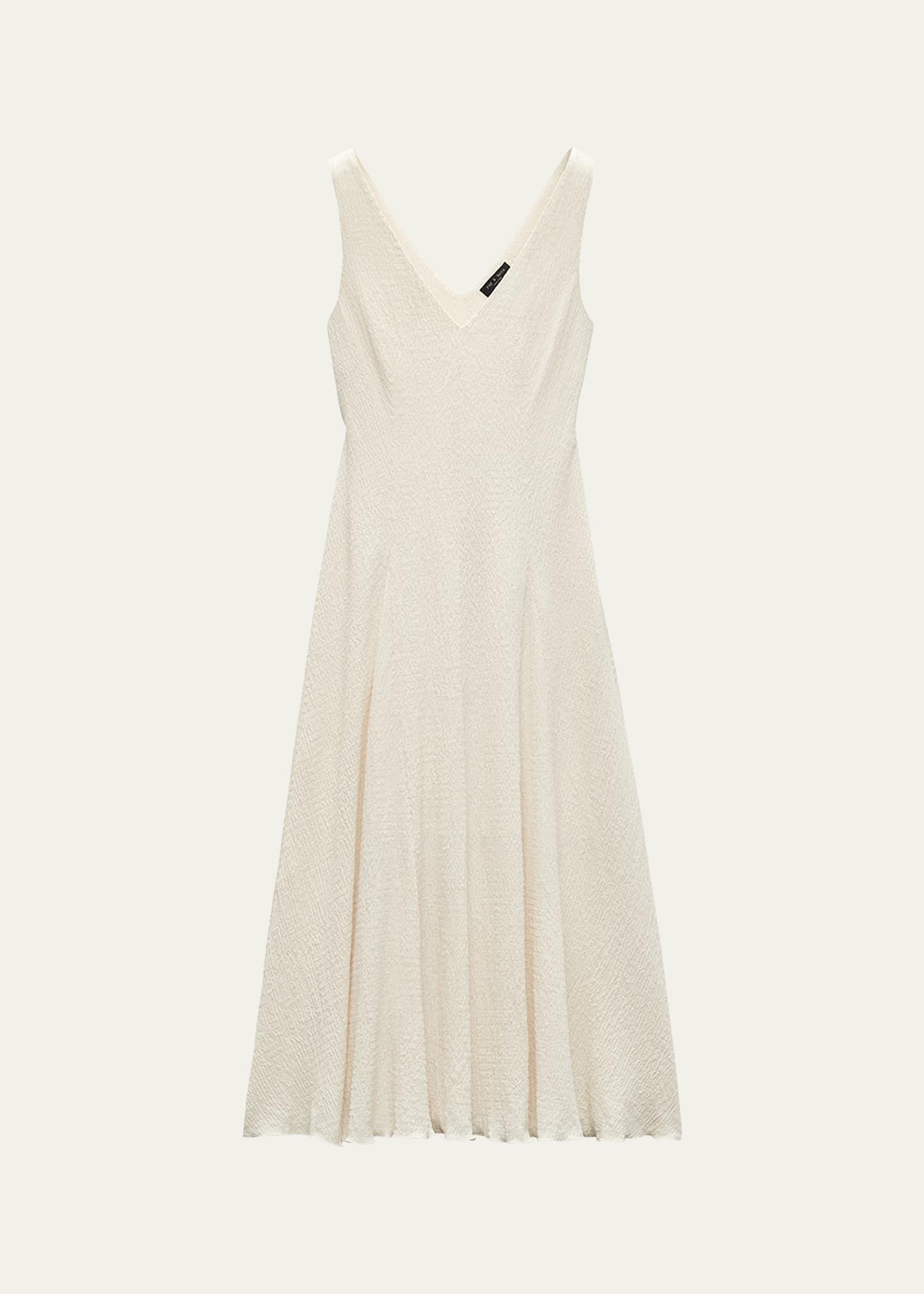 lou v-neck midi dress