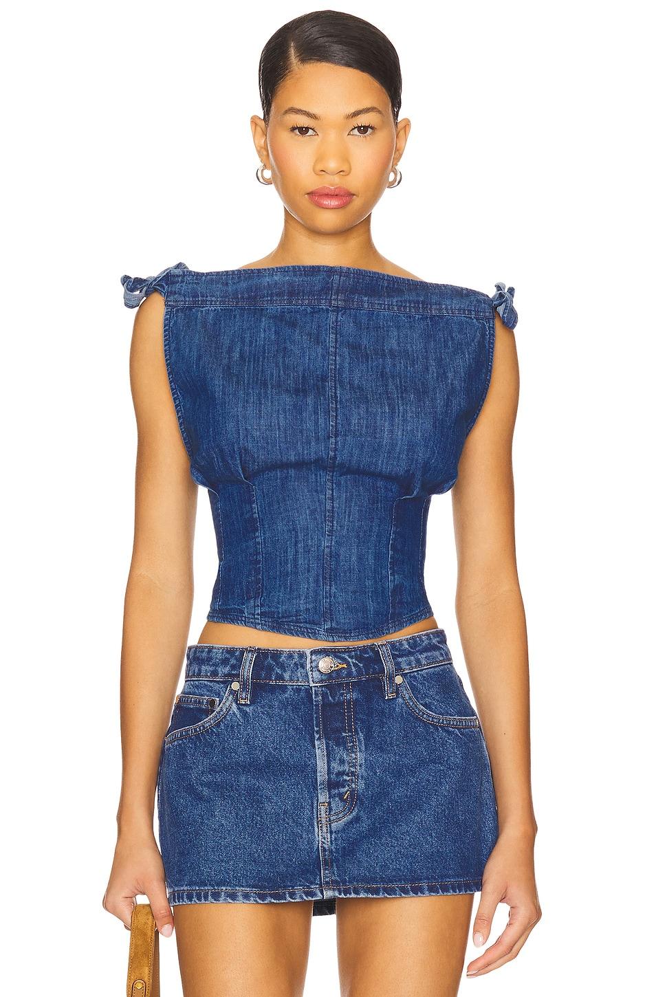 louie indigo top