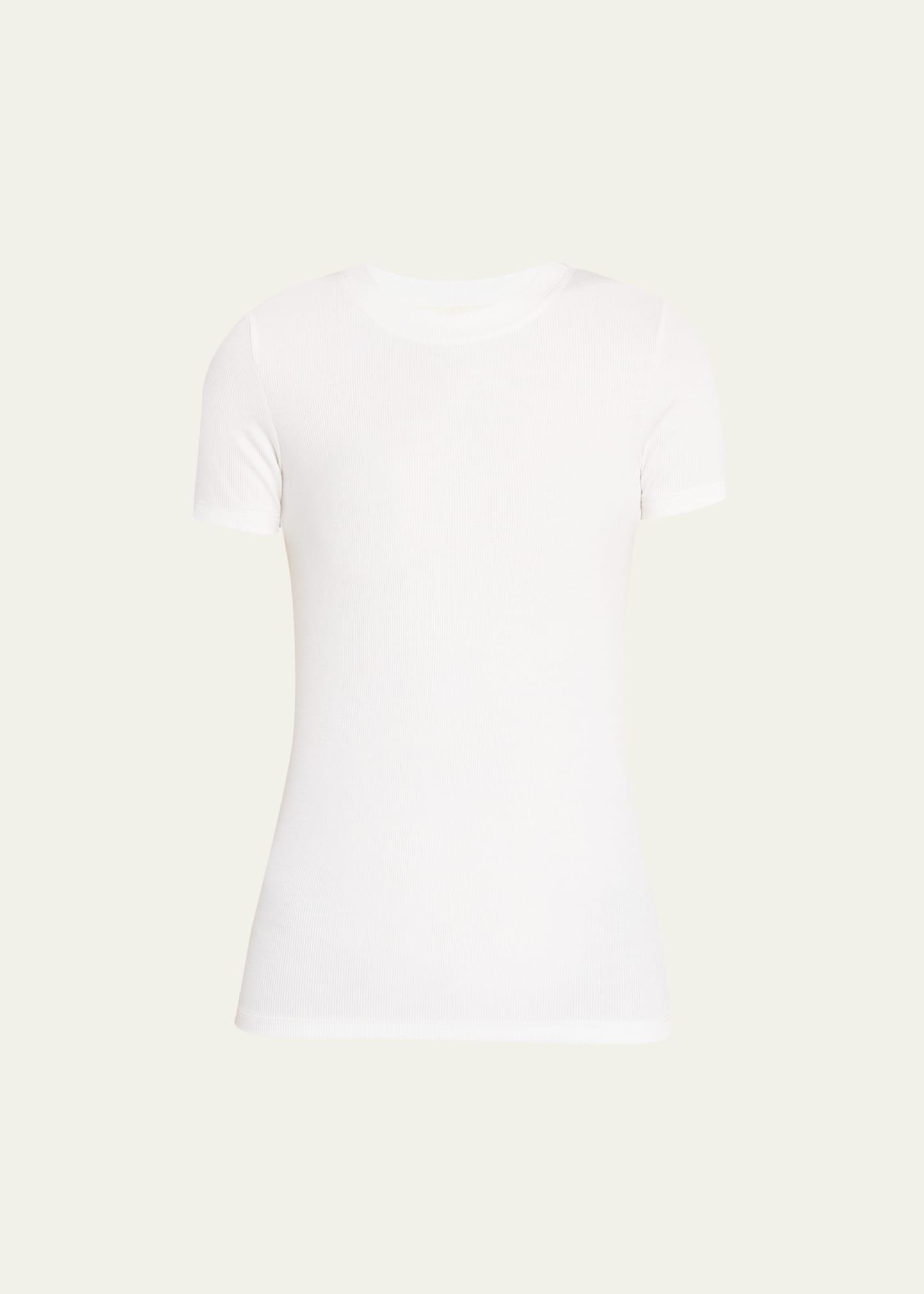 louis rib-knit short-sleeve t-shirt