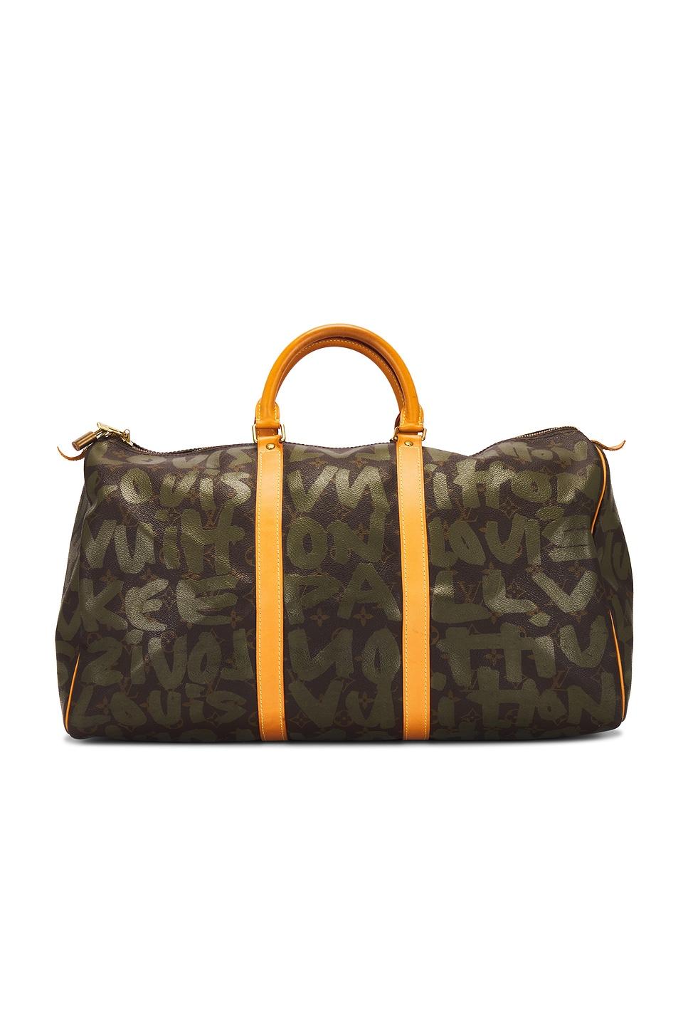 louis vuitton x stephen sprouse graffiti keepall 50 handbag