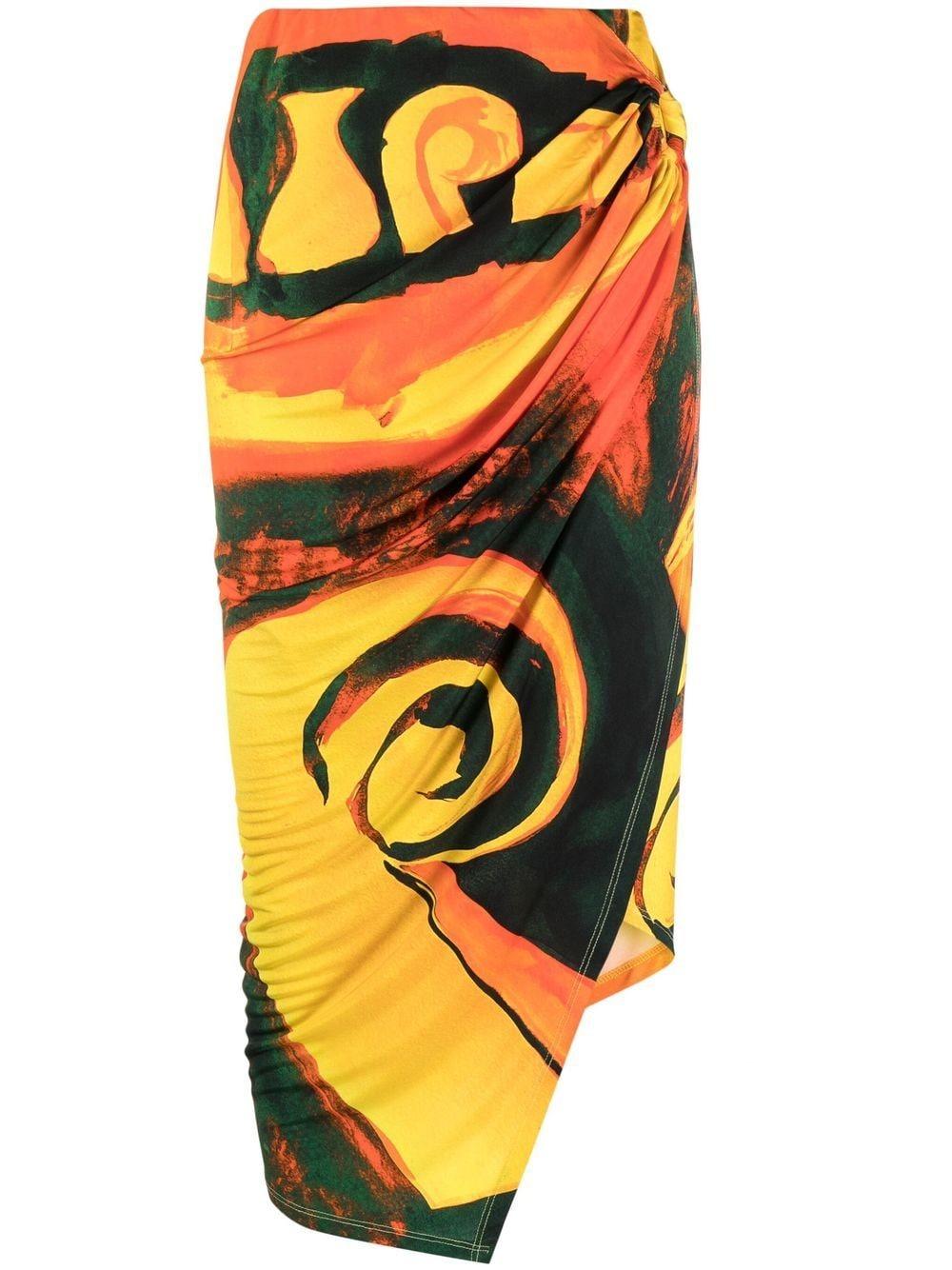 louisa ballou skirts multicolour viscose - women
