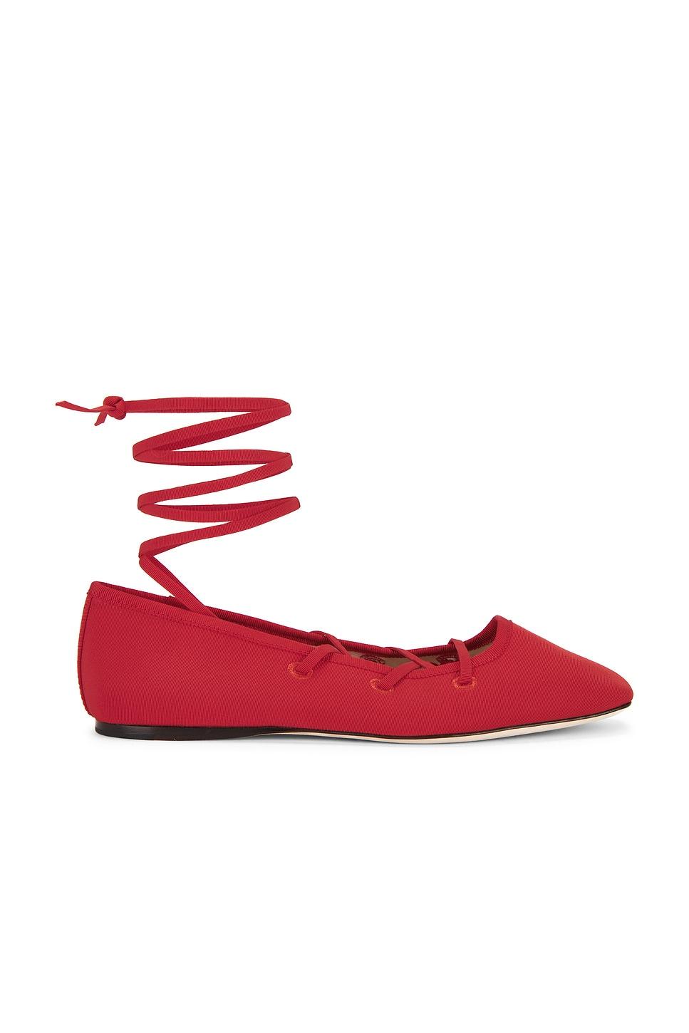louisa lace up ballet flat