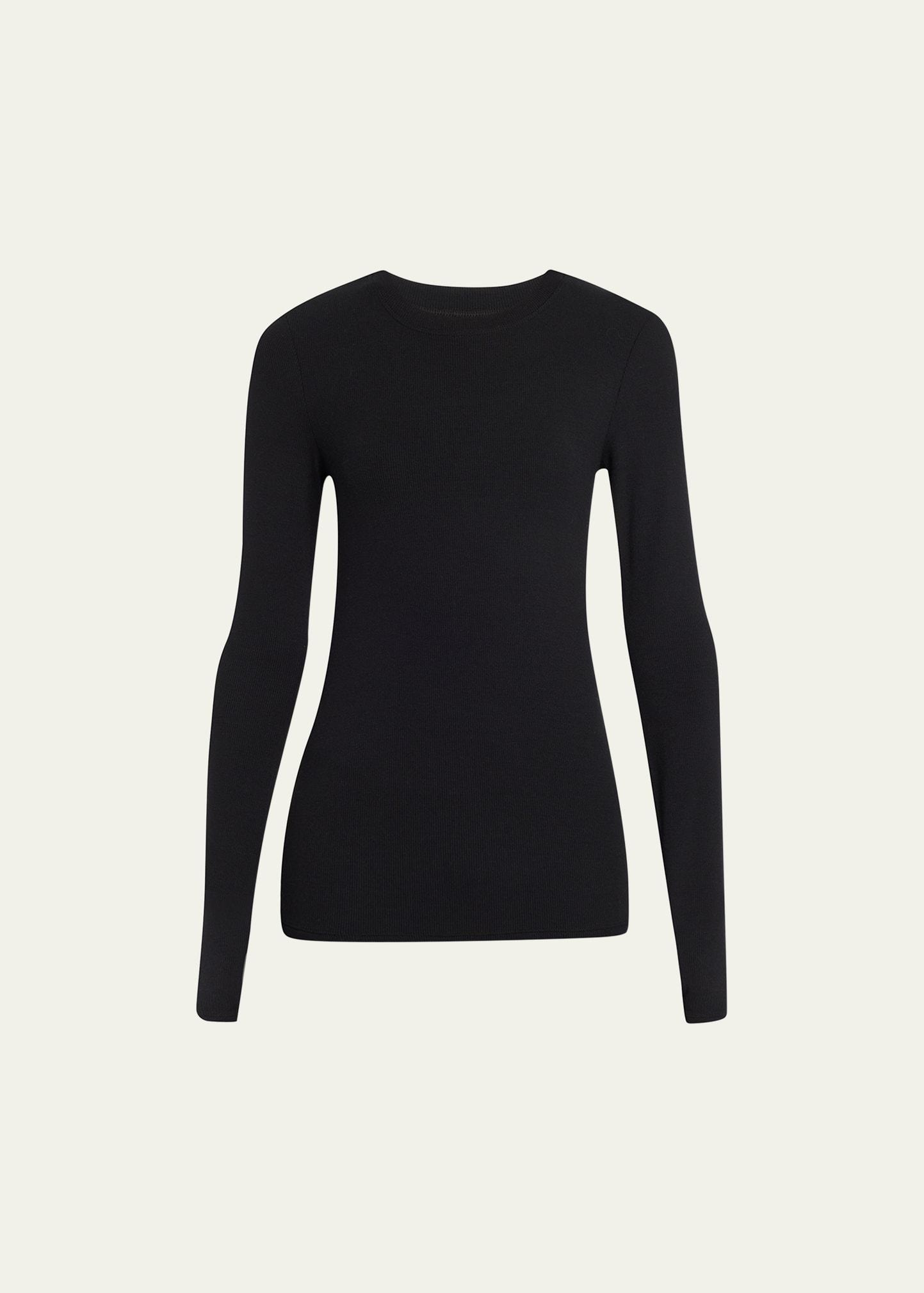 louise rib long-sleeve top