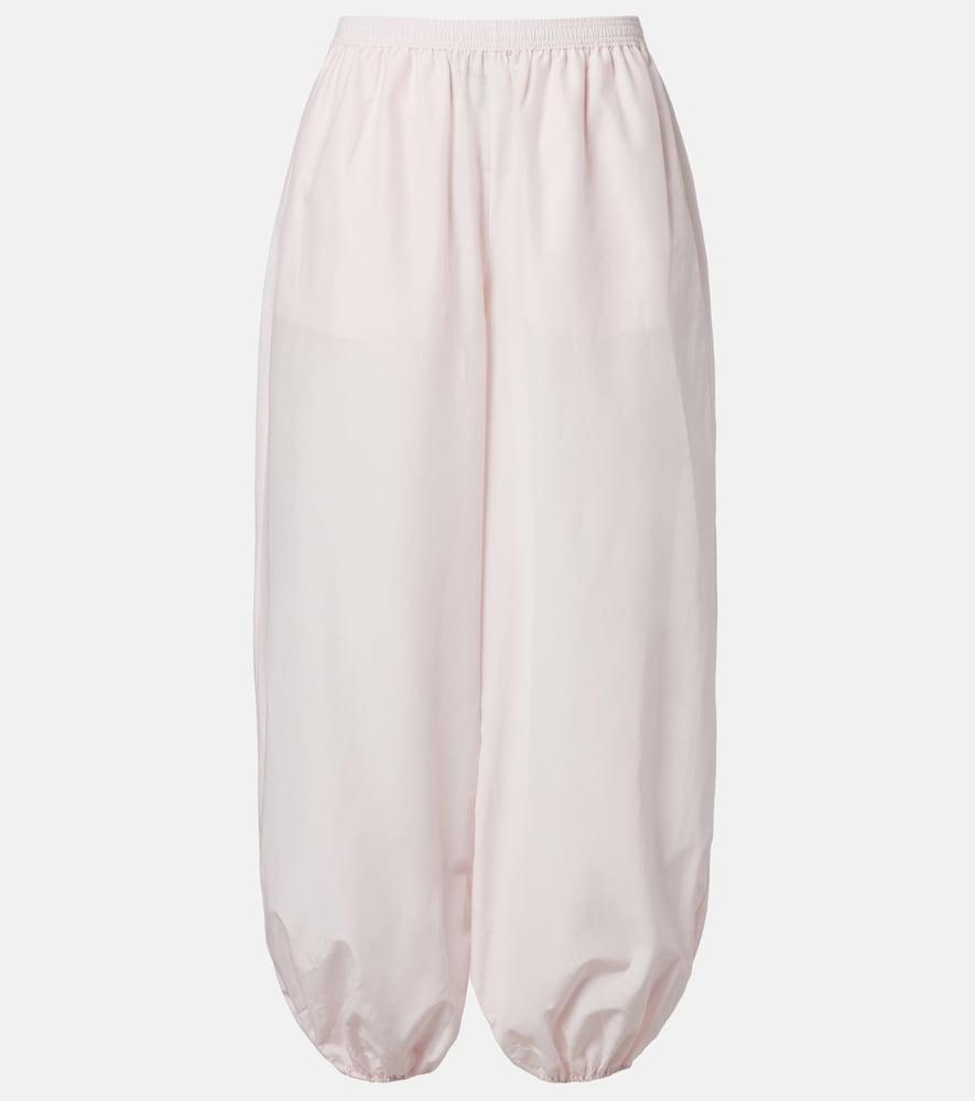 loulou de saison almaya cotton and silk balloon pants