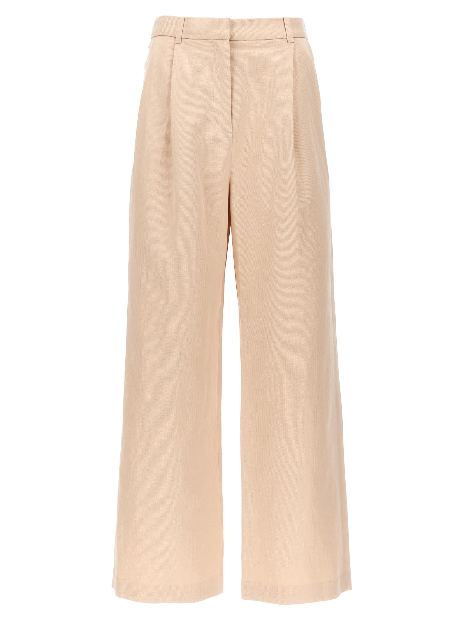 loulou de saison idai pants pink cotton - women