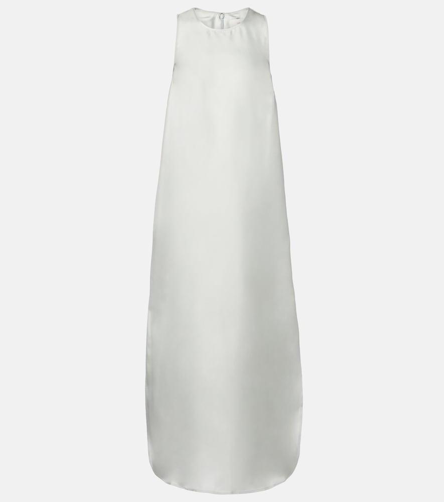 loulou de saison paloma silk satin maxi dress