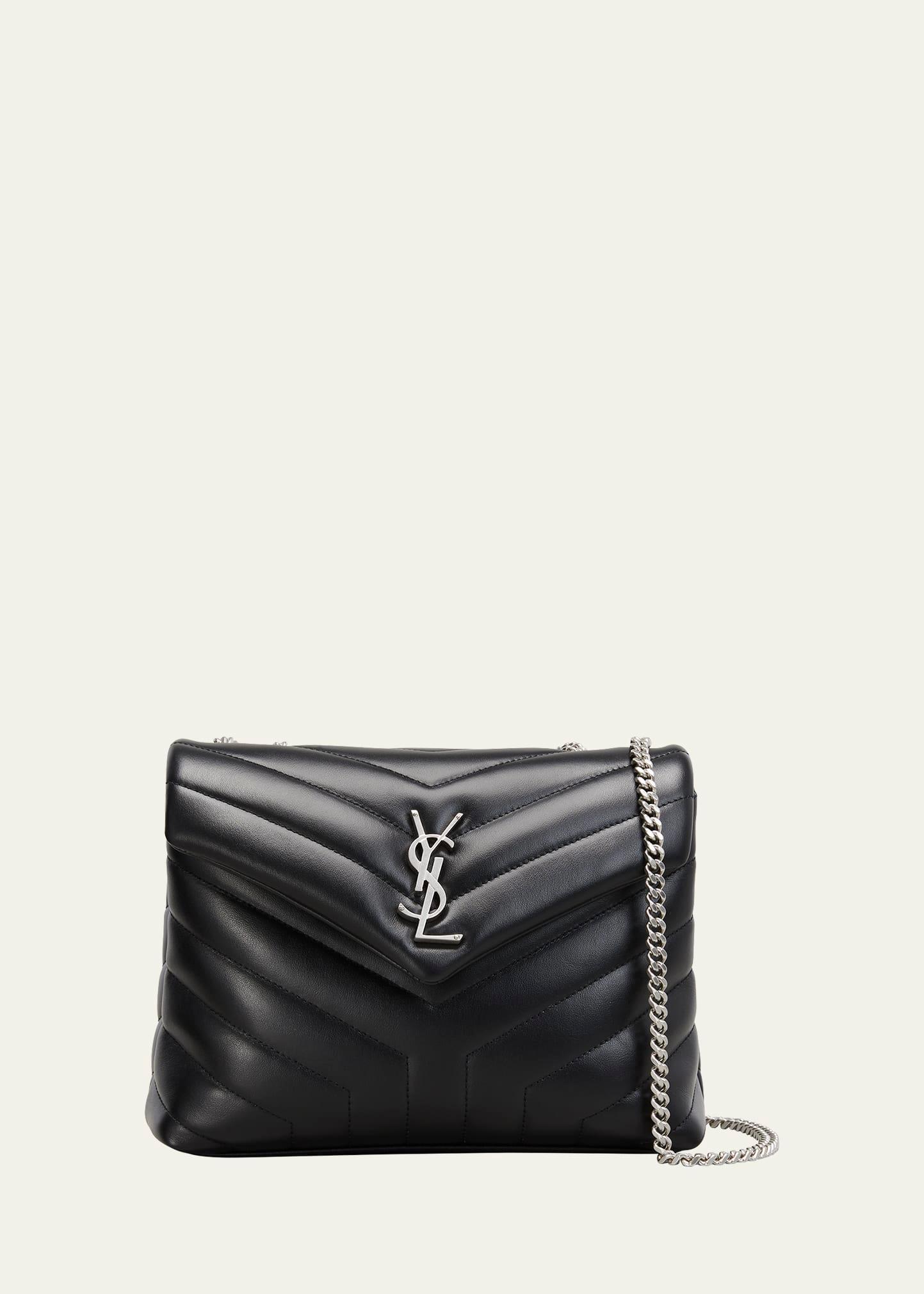 loulou small ysl shoulder bag in quilted leather