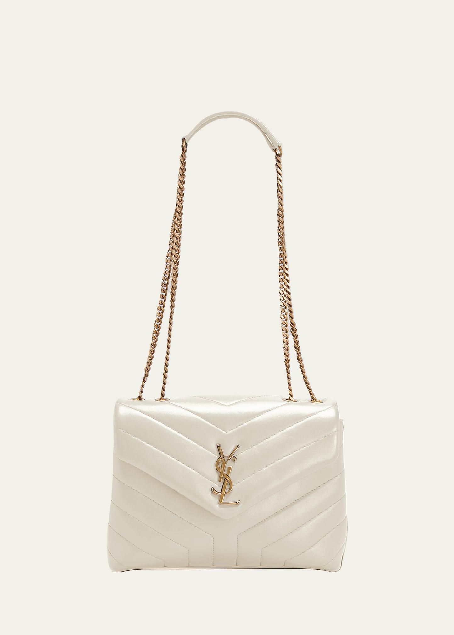 loulou small ysl shoulder bag in quilted leather