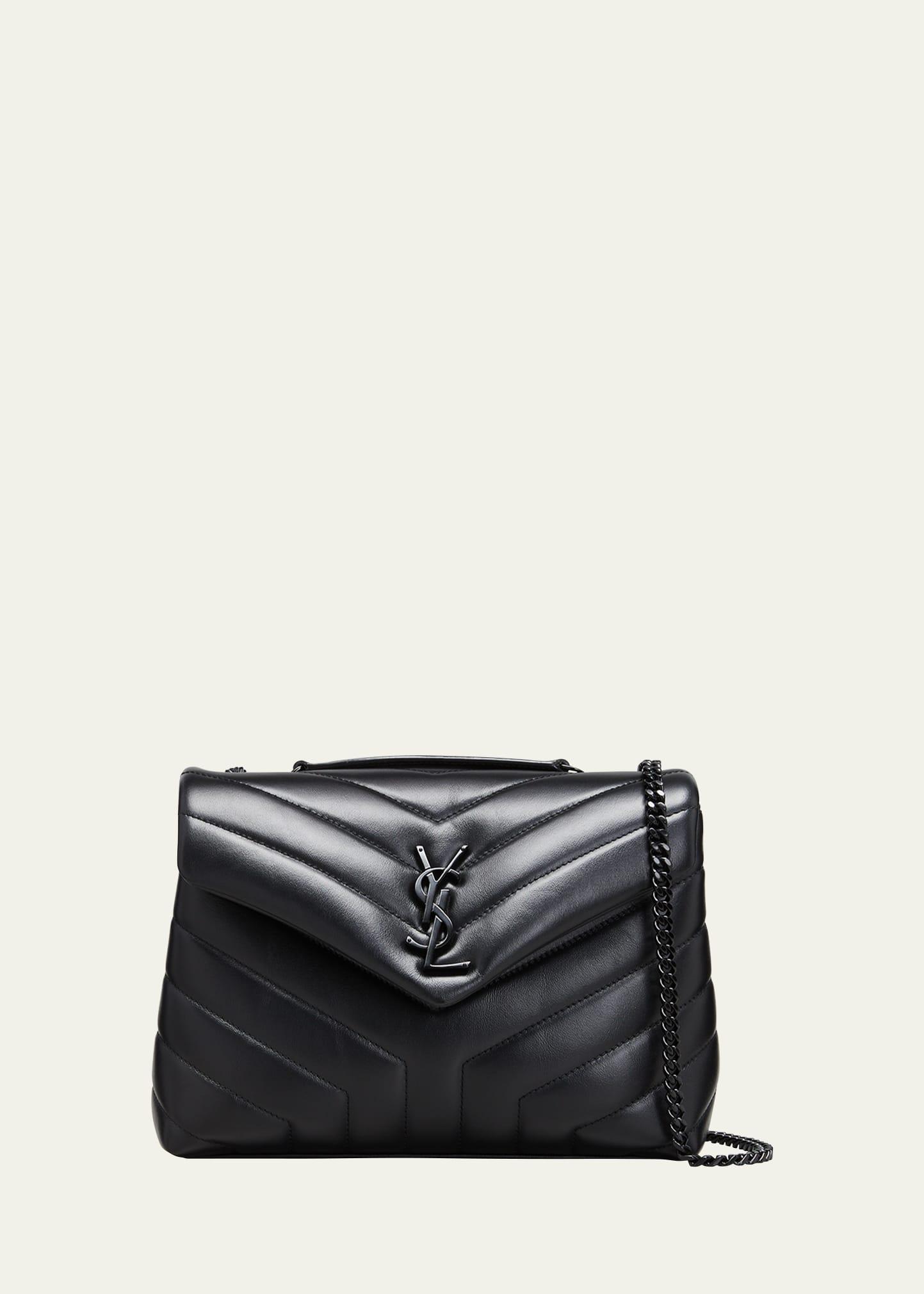 loulou small ysl shoulder bag in quilted leather