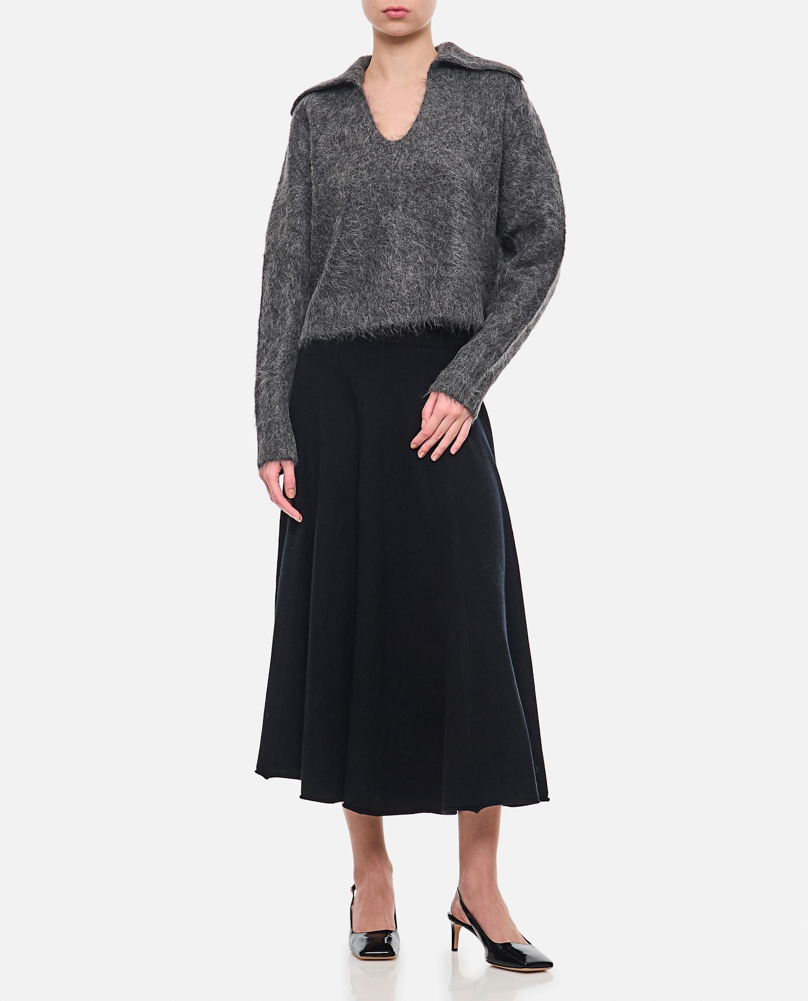 loulou studio ambrose alpaca wool sweater