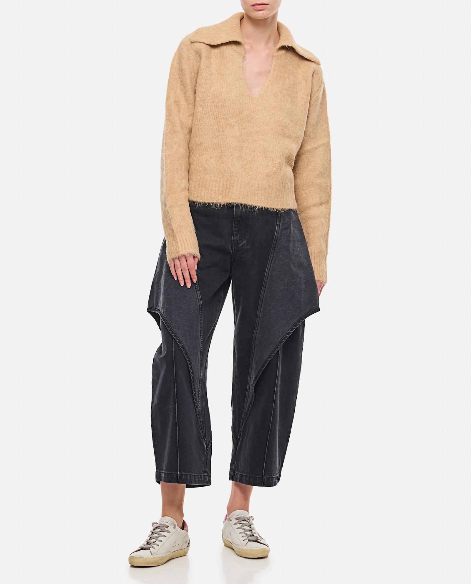 loulou studio ambrose alpaca wool sweater