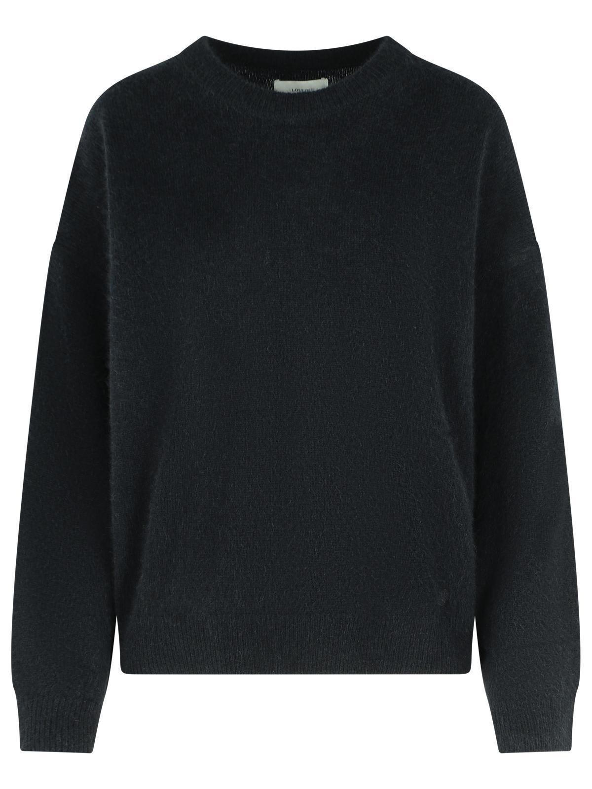 loulou studio black wool blend sweater