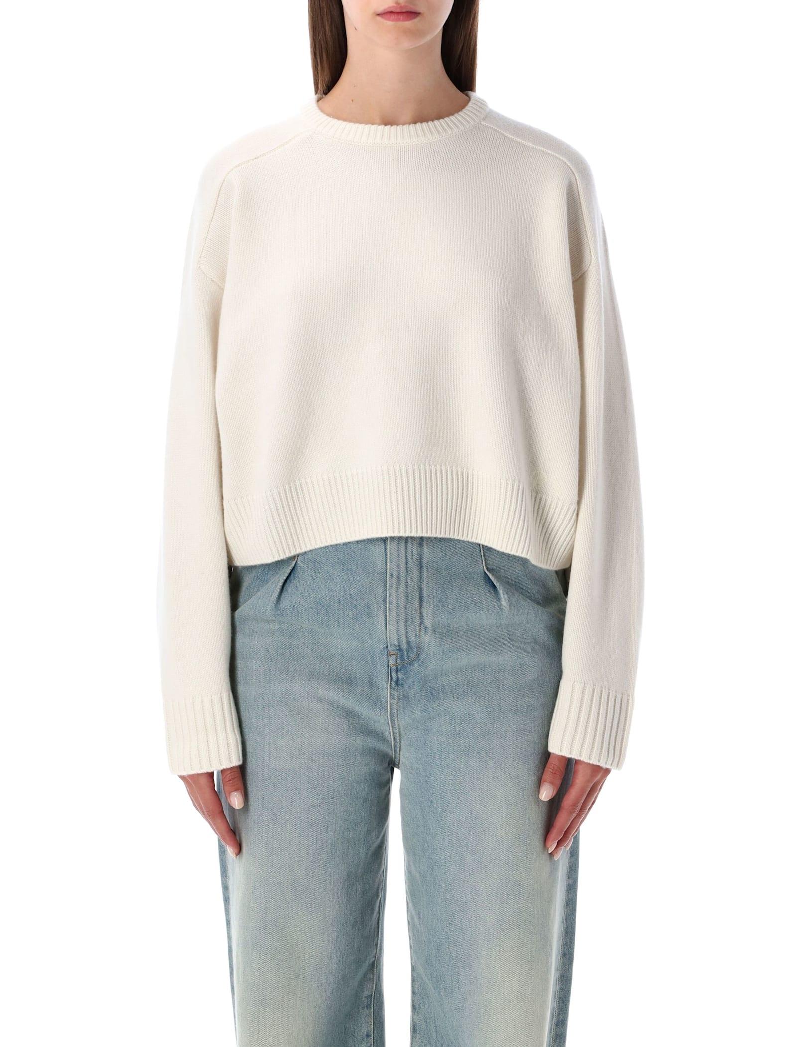 loulou studio bruzzi cropped wool and cashmere sweater